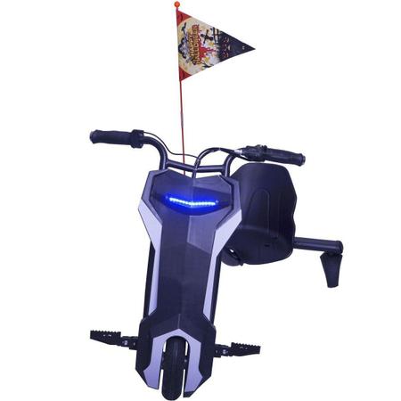 Carrinho Estilo Drift Triciclo Elétrico Tipo Scooter Motorizado 12v Com  Luzes e Som Para Crianças Preto E Vermelho - Importway - Mini Veículos -  Magazine Luiza