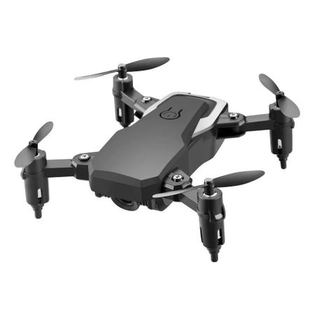 Drone com C mera HD Wi Fi LF606 Preto Suporte Celular no Controle