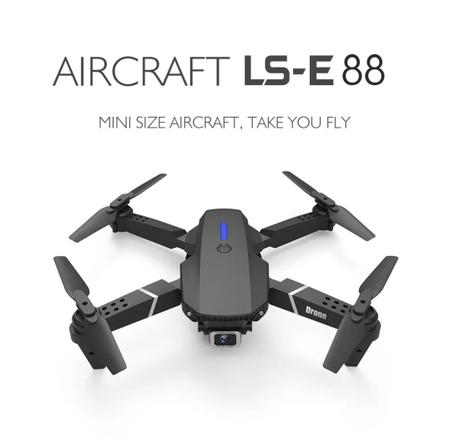 Imagem de Drone E88 Pro 4k HD 2 Camera 3 baterias com Bolsa