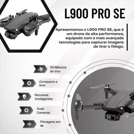 Imagem de Drone L900 Pro Se 4k Gps 1,2km 25m 2 Baterias