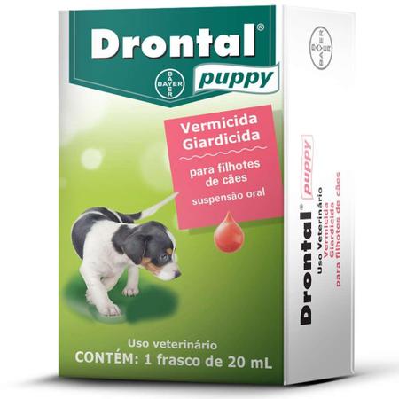 Imagem de DRONTAL PUPPY- para Cães Filhotes frasco com 20ml - Bayer