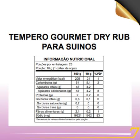 Imagem de Dry Rub para Suínos 230g