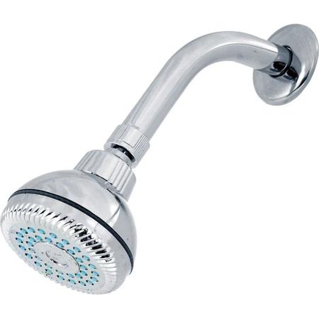 Imagem de Ducha Chuveiro Articulável Abs Tubo Aço Inox Higiban Single Cor Cromado