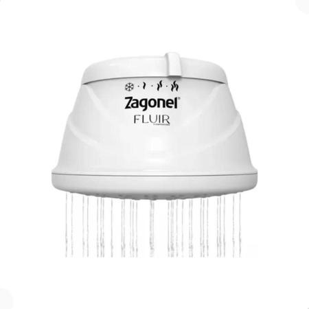 Imagem de Ducha Chuveiro Fluir 4 Temperatura Branco 127v/220v Zagonel