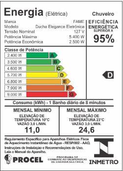 Imagem de Ducha elegance eletrônica  fame