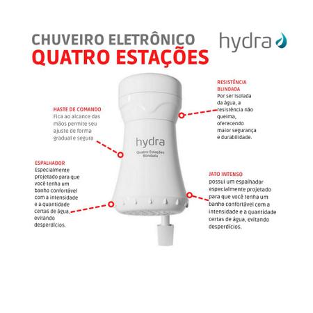 Imagem de Ducha Eletrônica Hydra 4 Estações - 220V 6500W