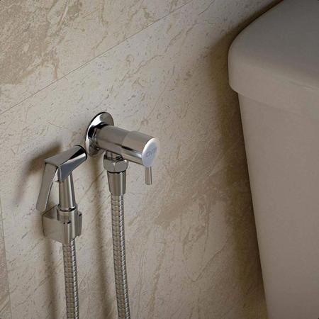 Ducha Higiênica Chuveirinho Metal 1/4 Volta Registo Cromado - Civitt Imagem de Ducha Higiênica Chuveirinho Metal 1/4 Volta Registo Cromado