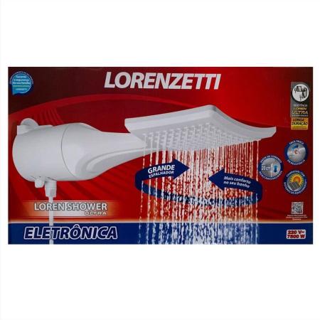 Imagem de Ducha Loren Shower Eletrônica Lorenzetti 5500w Ou 7500w