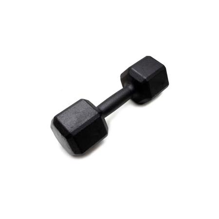 Imagem de Dumbbell sextavado 12kg pintado - unidade  iniciativa fitness