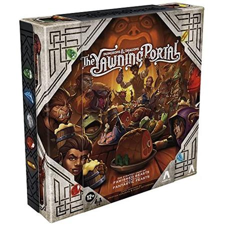 Imagem de Dungeons & Dragons: The Yawning Portal Game, Jogo de tabuleiro de estratégia de D&D para 1-4 jogadores, Jogos de tabuleiro de D&D para maiores de 12 anos, Jogos de família