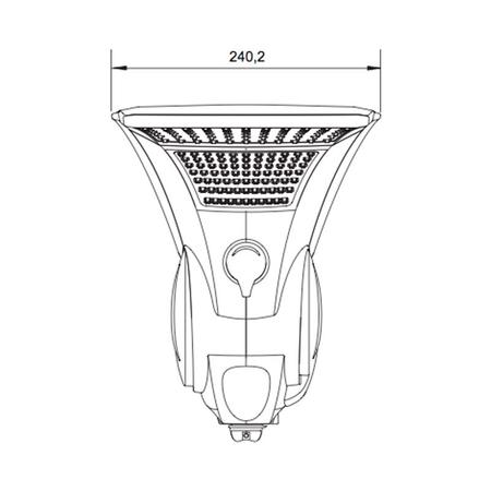 Imagem de Duo Shower Quadra Eletrônica Turbo 5500W 127V Lorenzetti