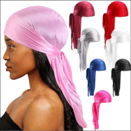 DURAG TOUCA BANDANA LENÇO RAP HIP-HOP PINK