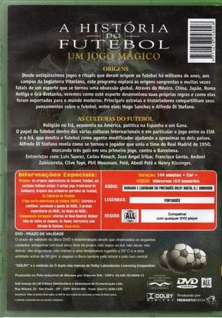 A Historia do Futebol Um Jogo Magico - Brasil Superpotencias Sul-Americanas  DVD