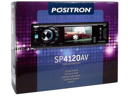 Imagem de DVD Automotivo Pósitron SP4120AV Tela 3”