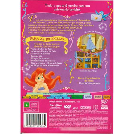 Imagem de DVD Disney Festa das Princesas Festa de Aniversário
