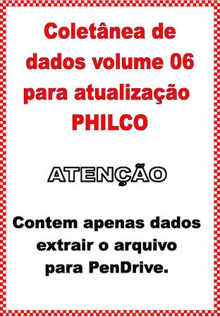 Imagem de Dvd Físico. Atualização De Dados Lcd,coletânea Philco.vol 6