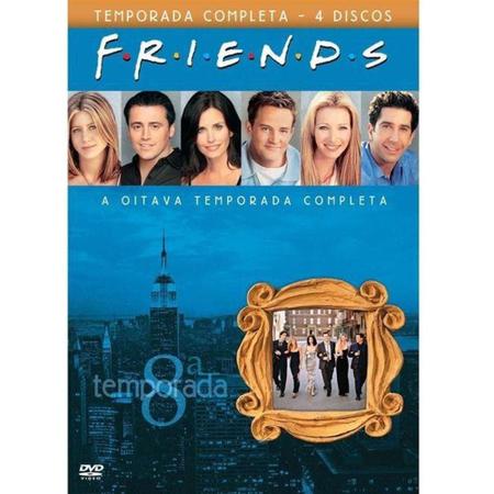 DVD Friends Oitava Temporada Completa - Warner bros - Minissérie e
