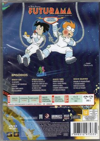 Imagem de DVD Futurama Temporada 2 - 4 Discos 19 Episódios 720p