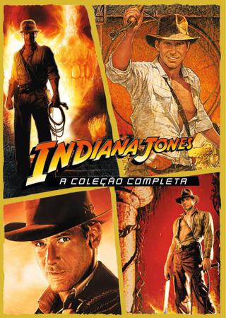 Coleção 4 Dvds Indiana Jones - Dublado E Leg.