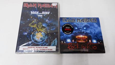 Imagem de Dvd Iron Maiden  Rock Am Ring 2005 + Rock in Rio Cd Duplo