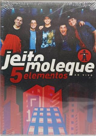 Imagem de DVD Jeito Moleque - 5 Elementos - Ao Vivo