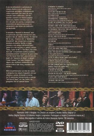 Dvd - Johnny Mathis Chances Are - Usa records Imagem de Dvd - Johnny Mathis Chances Are
