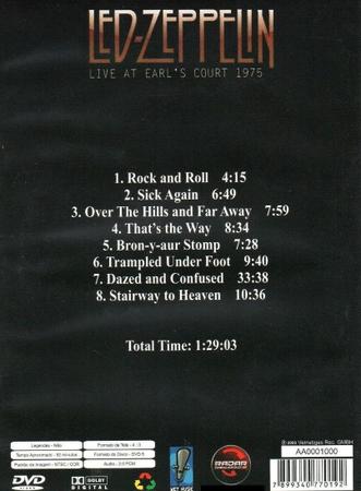 Imagem de DVD Led Zeppelin Live At Earl Court