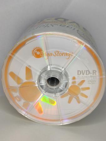 Imagem de DVD mídia virgem Giga Storage Spaltec 4.7gb DVD-R 50 unidades