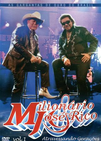 Dvd Milionário E José Rico - Vol 01 Atravessando Gerações - MD MUSIC -  Revista HQ - Magazine Luiza