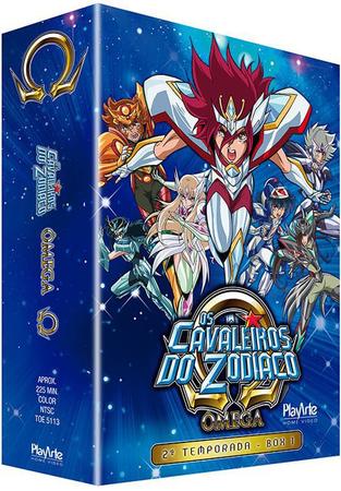 Dvd Cavaleiros Do Zodíaco Ômega Box 4 original