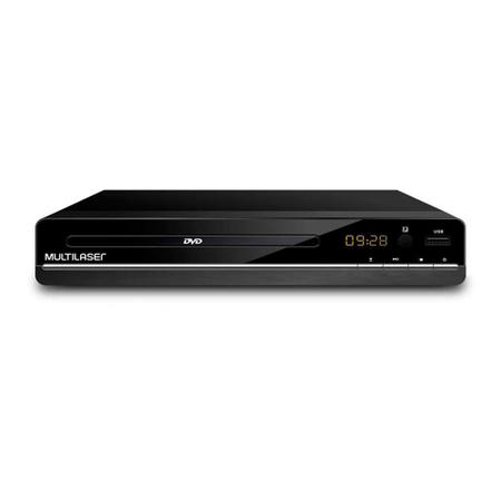 Imagem de DVD Player 3 em 1 Multimídia USB Multilaser Preto - SP252