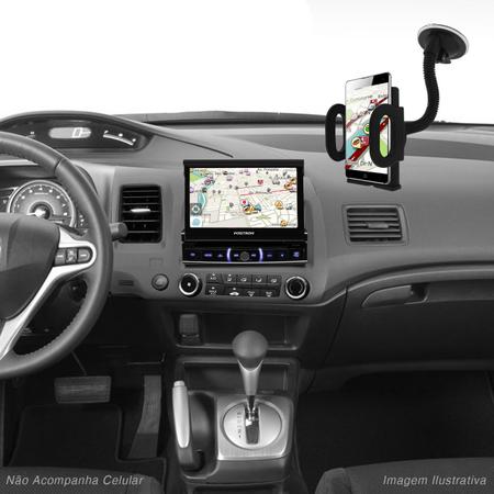 Imagem de DVD Player Automotivo Pósitron SP6920NAV 7 Polegadas Retrátil Espelhamento Celular + Suporte