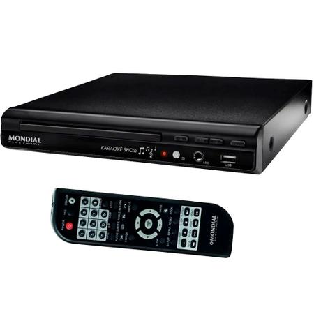 Imagem de DVD Player Mondial Karaokê USB II Bivolt - D-20