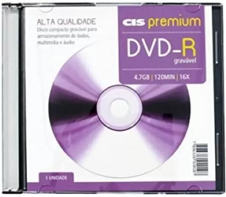 Imagem de DVR-R gravável 4.7GB 16x - CIS Premium caixa acrílica