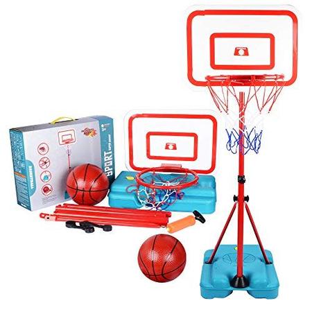 WNSC Suporte para cesta de basquete, máquina de basquete dobrável para  jogos de basquete, para casa, meninos e meninas, crianças