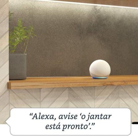 Echo Dot 4th Gen Alexa Glacier White 110v/240v - Smart Speaker /  Caixa de Som - Magazine Luiza