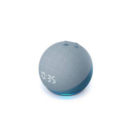 Echo Dot 4th Gen With Clock Alexa, Display Blue - Smart Speaker /  Caixa de Som - Magazine Luiza