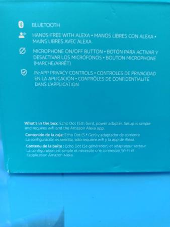 Echo Dot 5 Gera ao Smart Speaker com Alexa Amazon Azul Smart