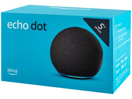 Echo Dot 5ª Geração Smart Speaker com Alexa - Smart Speaker / Caixa de Som  - Magazine Luiza