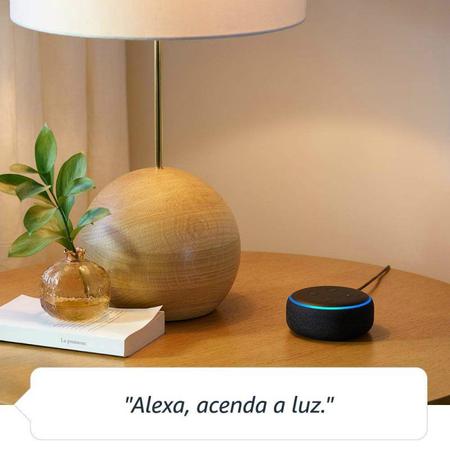 Imagem de Echo Dot Amazon Smart Speaker Preta Alexa 3ª Geração em Português