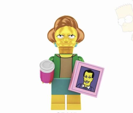 Imagem de Edna Krabappel - Os Simpsons - Minifigura De Montar