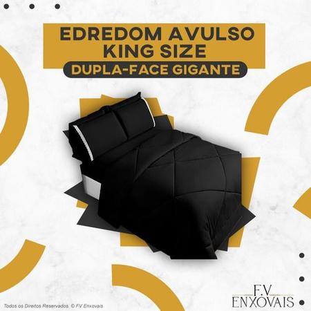 Imagem de Edredom Casal King Size Avulso Cama Box Dupla Face Gigante Premium