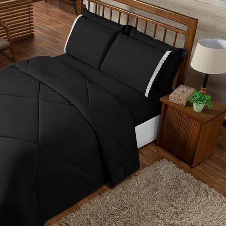 Imagem de Edredom Casal King Size Avulso Cama Box Dupla Face Gigante Premium