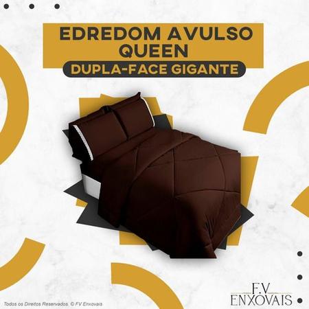 Imagem de Edredom Casal Queen Size Avulso Cama Box Dupla Face Colcha Cobre Leito Matelado Premium