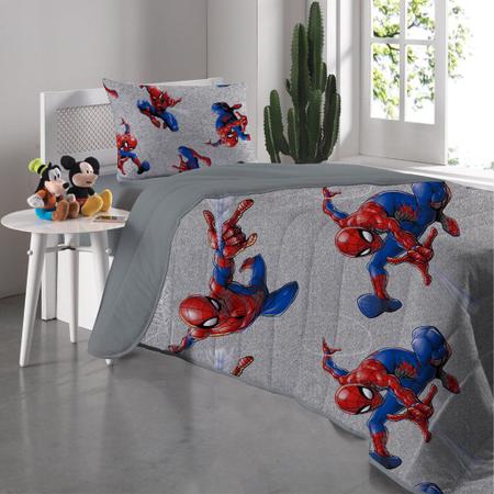 Imagem de Edredom Infantil Portallar Marvel Homem-Aranha