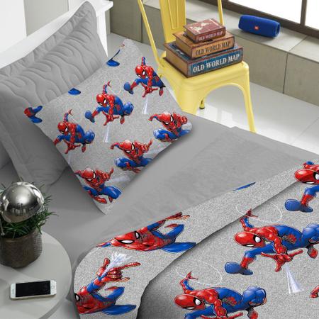 Imagem de Edredom Infantil Portallar Marvel Homem-Aranha