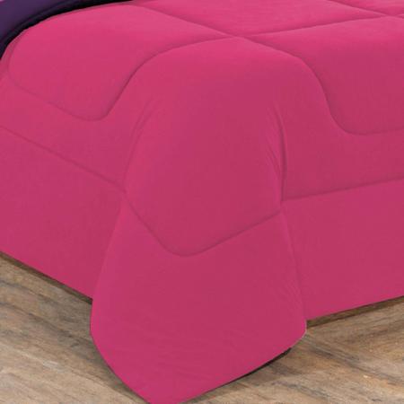 Edredom Malha 100% Algodão Gran Moratta 1 Peça King - Pink /Roxo - Enxovais Davy Imagem de Edredom Malha 100% Algodão Gran Moratta 1 Peça King - Pink /Roxo