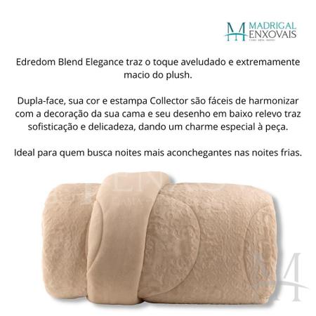 Imagem de Edredom Queen Altenburg Blend Elegance Plush Collector Marfim