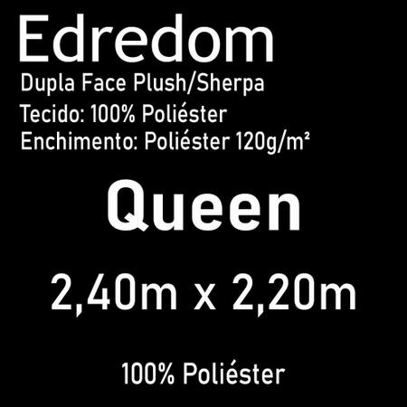 Imagem de Edredom Queen Size Altenburg Blend Comfort Duo Poá Grafite