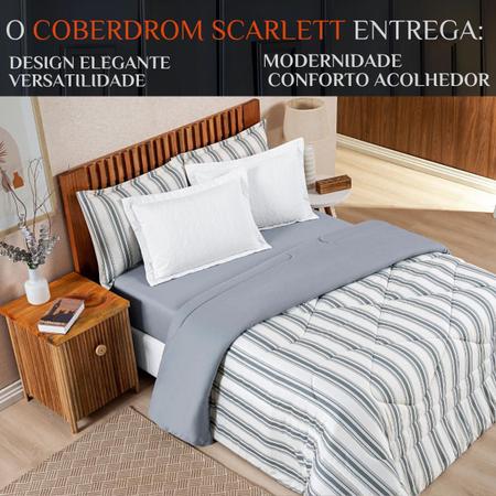 Edredom Super King Scarlett 100% Algodao Dupla Face Estampa - Jm Enxovais Imagem de Edredom Super King Scarlett 100% Algodao Dupla Face Estampa